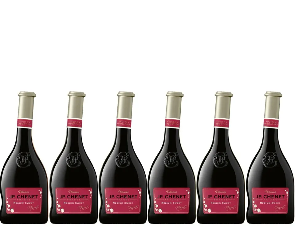 J.P. Chenet Delicious Rotwein 6x0,75 L halbsüß