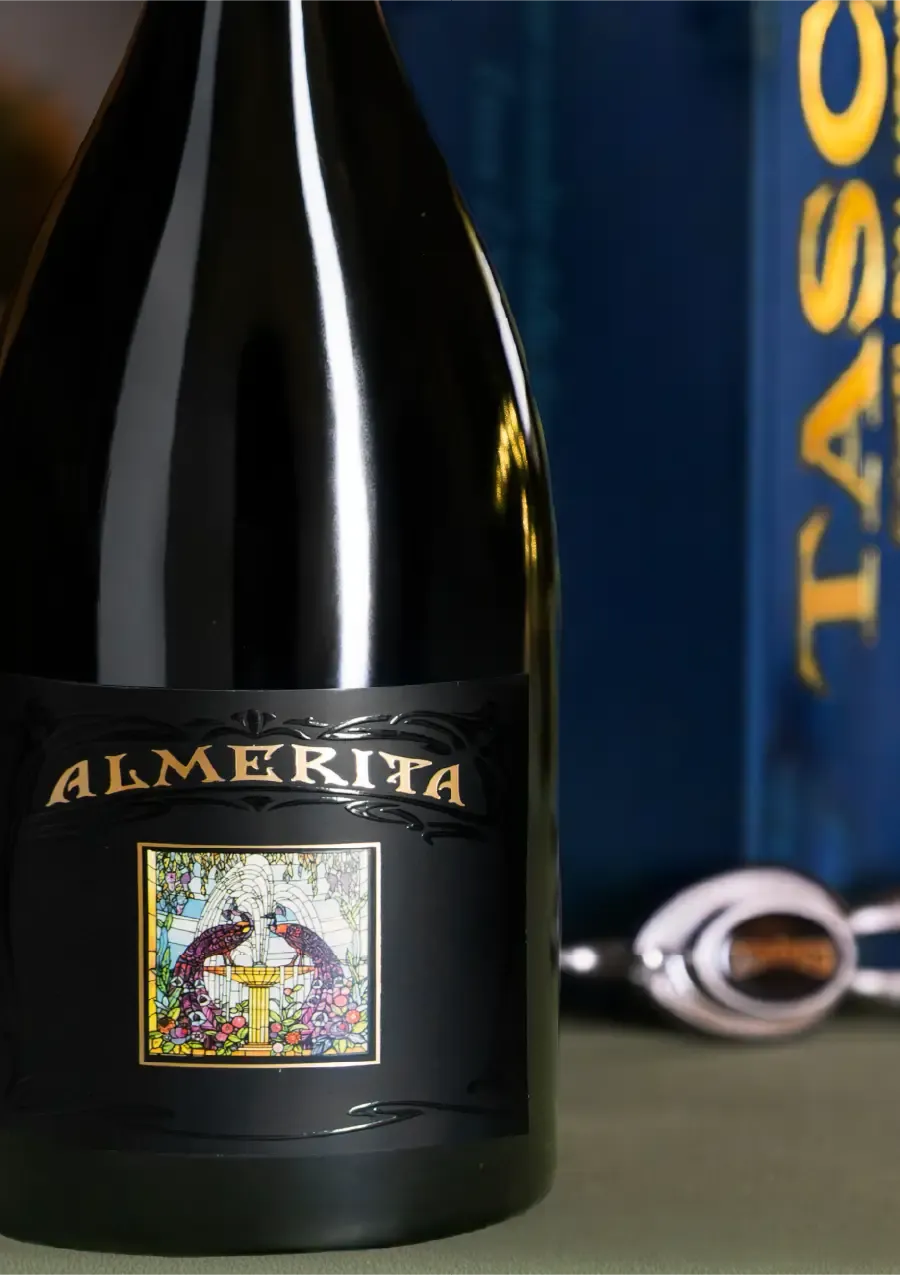 Tasca d'Almerita Almerita Brut 2022 Sekt Magnum Holzkiste