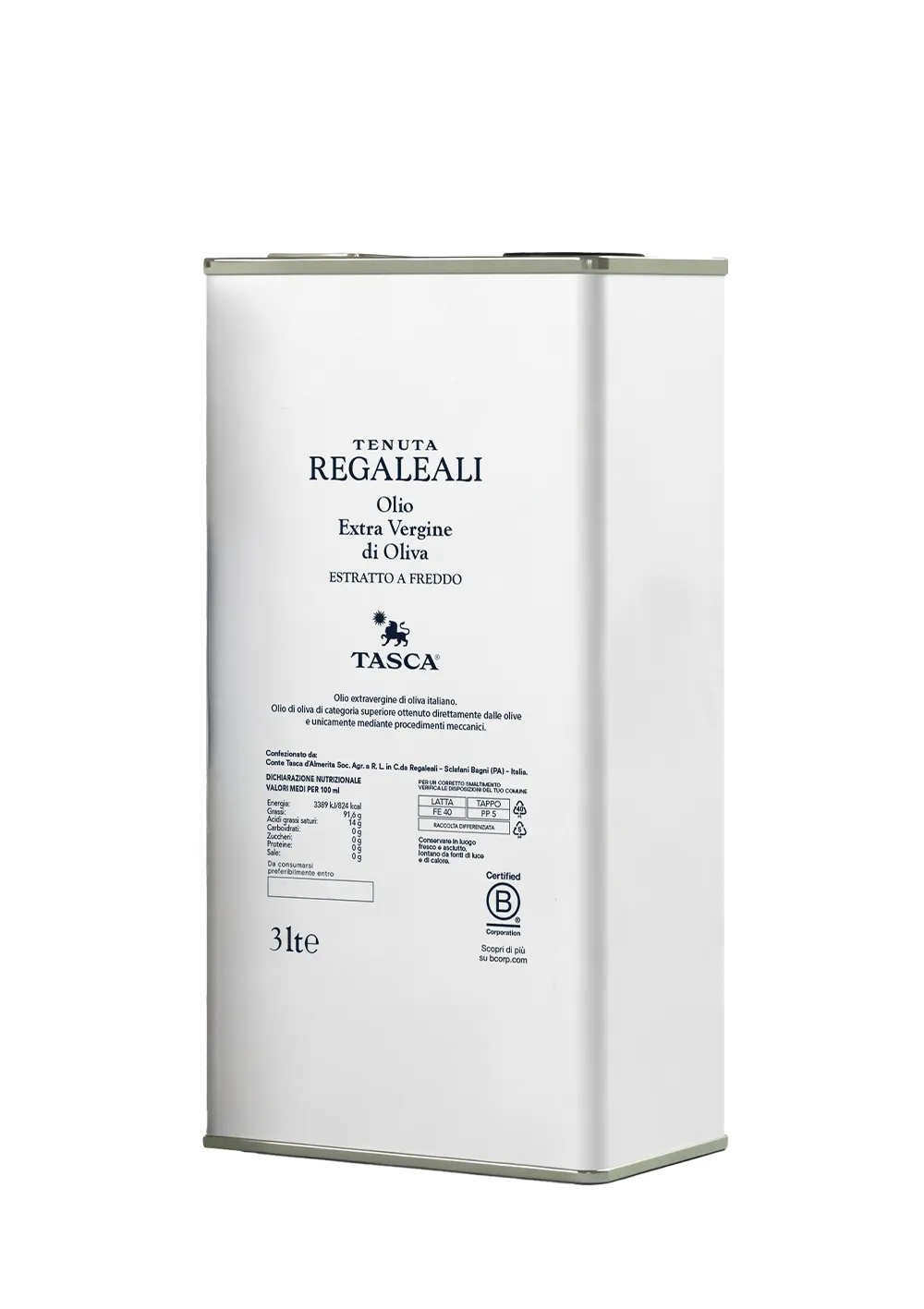 Tasca d'Almerita Olio Extravergine Olivenöl 3L 2025 kaltgepresst