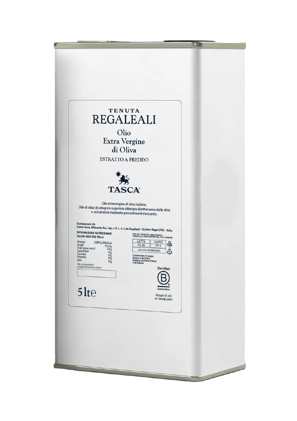 Tasca d'Almerita Olivenöl extra vergine Kanister 5l 2025