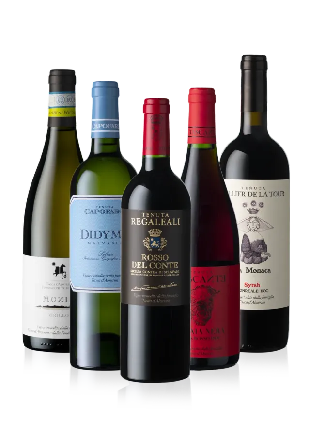Tasca d'Almerita Sizilien Weinset 5x0,75l trocken