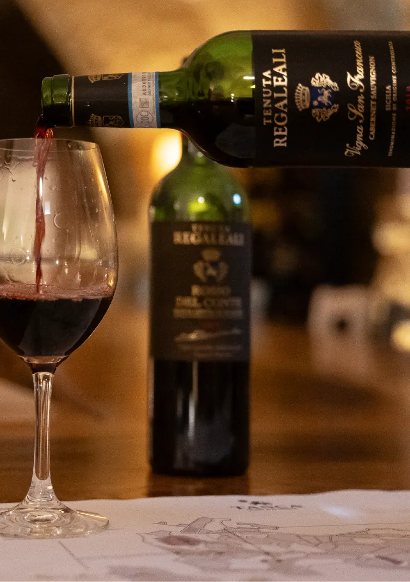 Tasca Regaleali Weinerlebnis Wanderung+Tasting 4 Weine