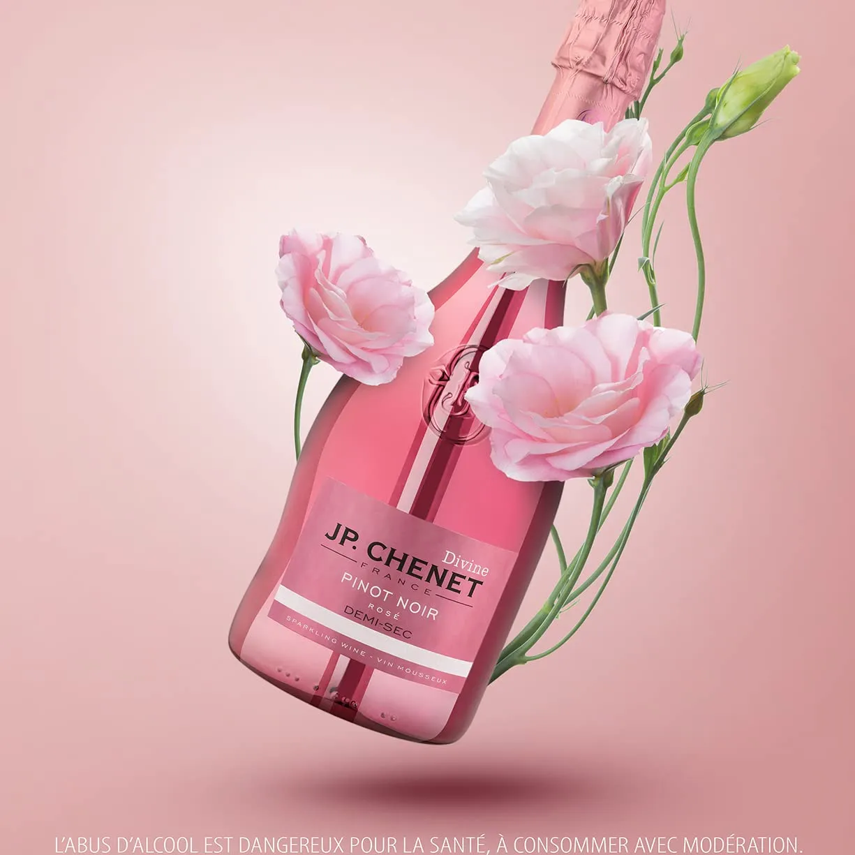 J.P. Chenet Divine Pink Pinot Noir Rosé-Sekt 0,75L halbtrocken