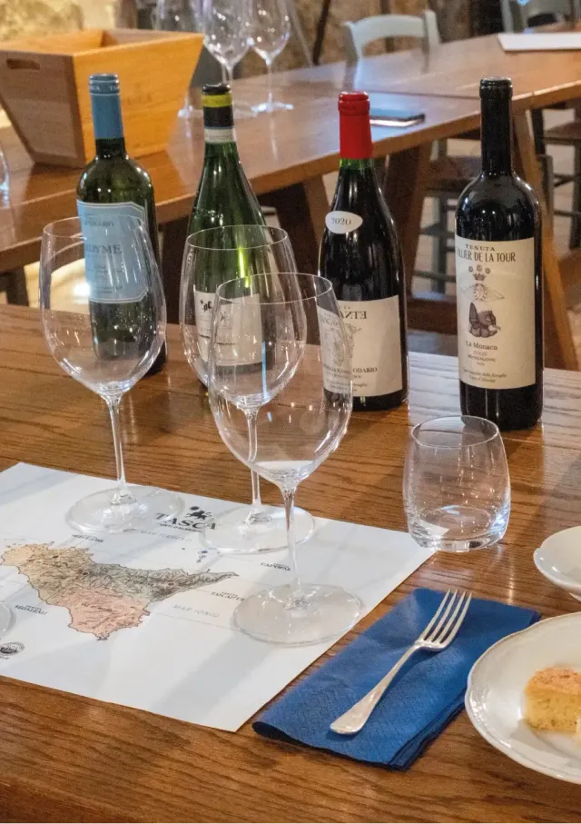 Tasca d'Almerita Regaleali Weinverkostung 5 Weine Erlebnis