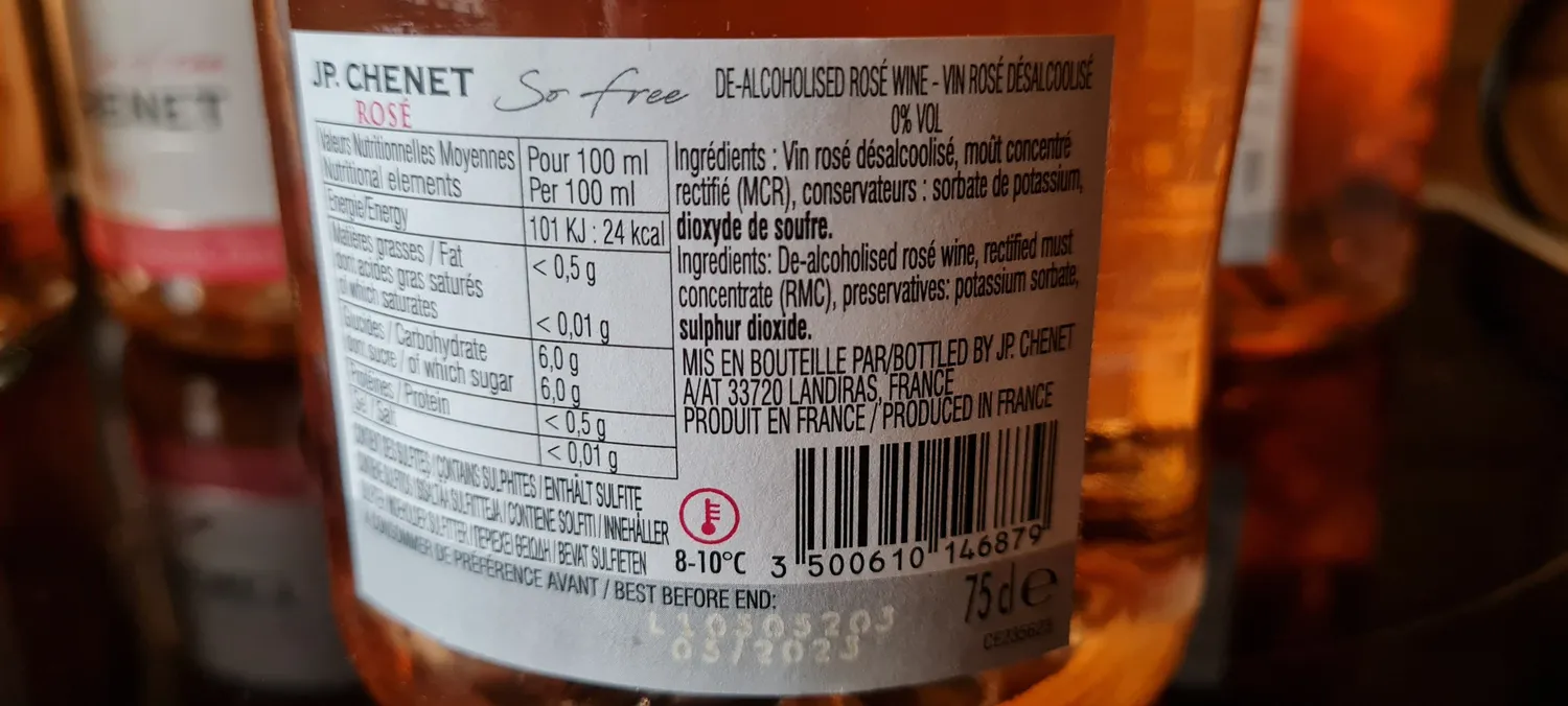 J.P. Chenet Free Rosé alkoholfrei 6x0,75L fruchtig