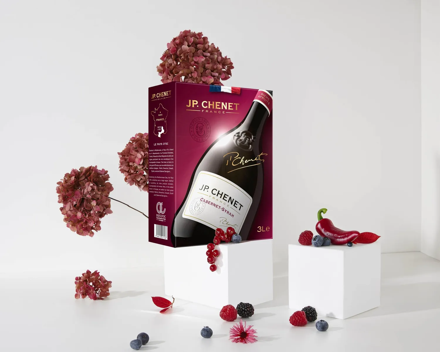 J.P. Chenet Original Cabernet Syrah Rotwein 3 l Bag-in-Box