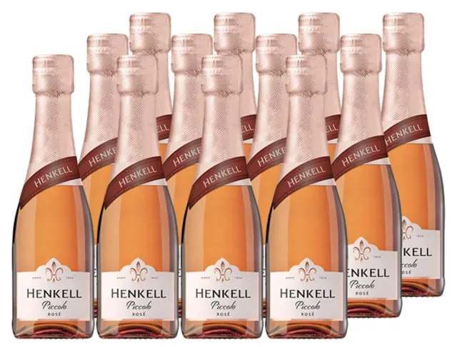 Henkell Rosé Sekt trocken Piccolo 12x0,2L beerig