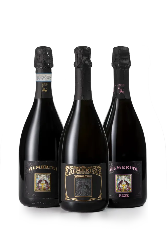 Tasca d'Almerita Almerita Sekt Set 3x0,75l Brut Rosé trocken