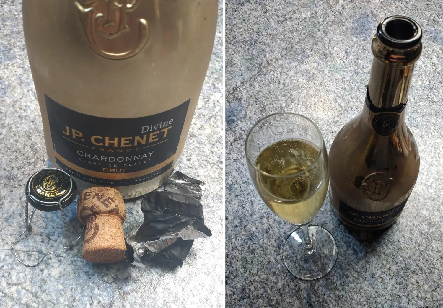 J.P. Chenet Divine Black Chardonnay Sekt 0,75 l brut