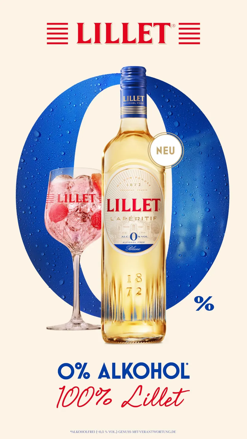 Lillet Blanc 0% Aperitif alkoholfrei 0,75 l fruchtig