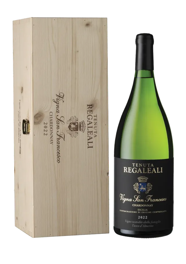 Tasca Regaleali San Francesco 2022 Weißwein Magnum 1,5l Holz