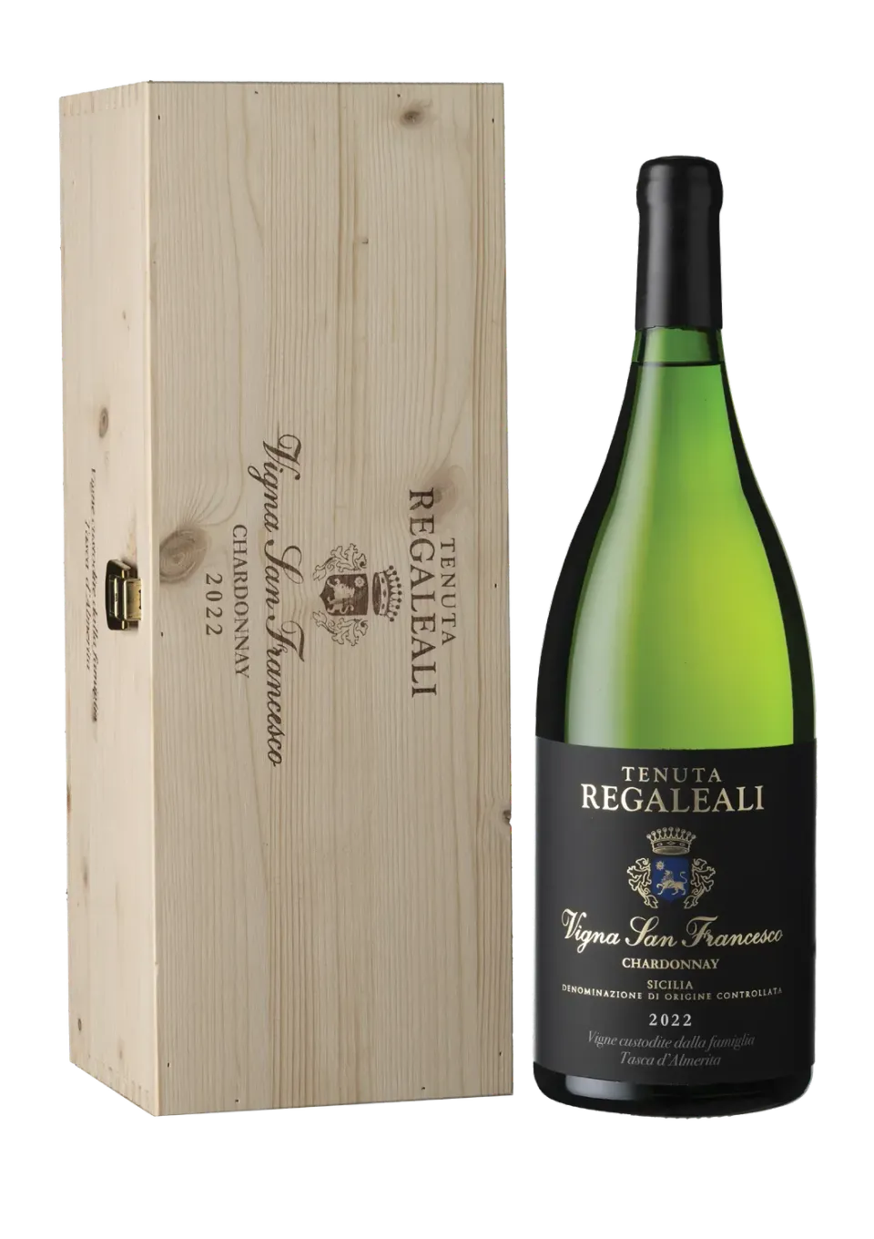 Tasca Regaleali San Francesco 2022 Weißwein Magnum 1,5l Holz