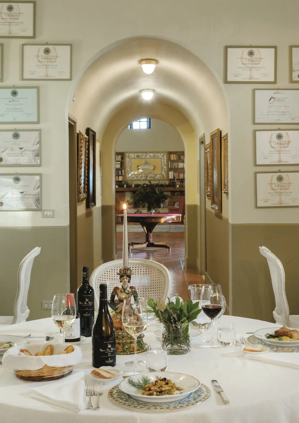 Tasca Grandi Vigne Lunch Weinverkostung Regaleali