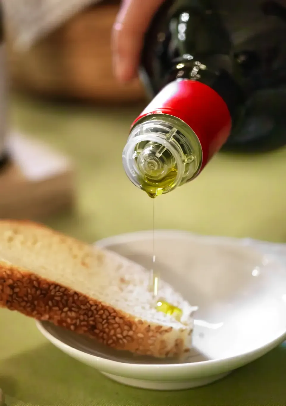 Tasca d'Almerita Sallier Bread Oil Wine Verkostung 3 Weine 5 Öle