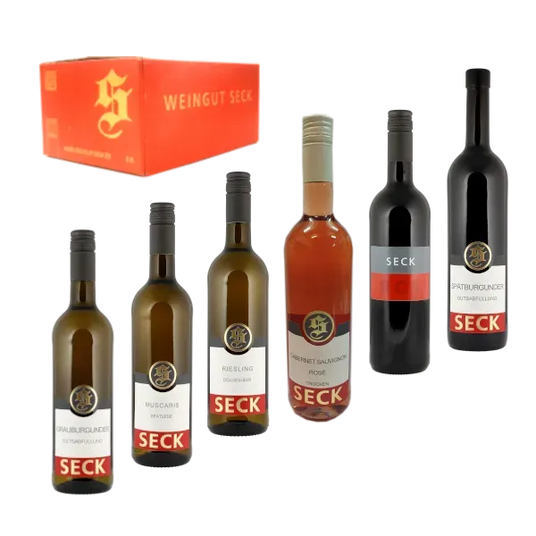 Weingut Seck Probepaket Trocken Wein 6 Flaschen