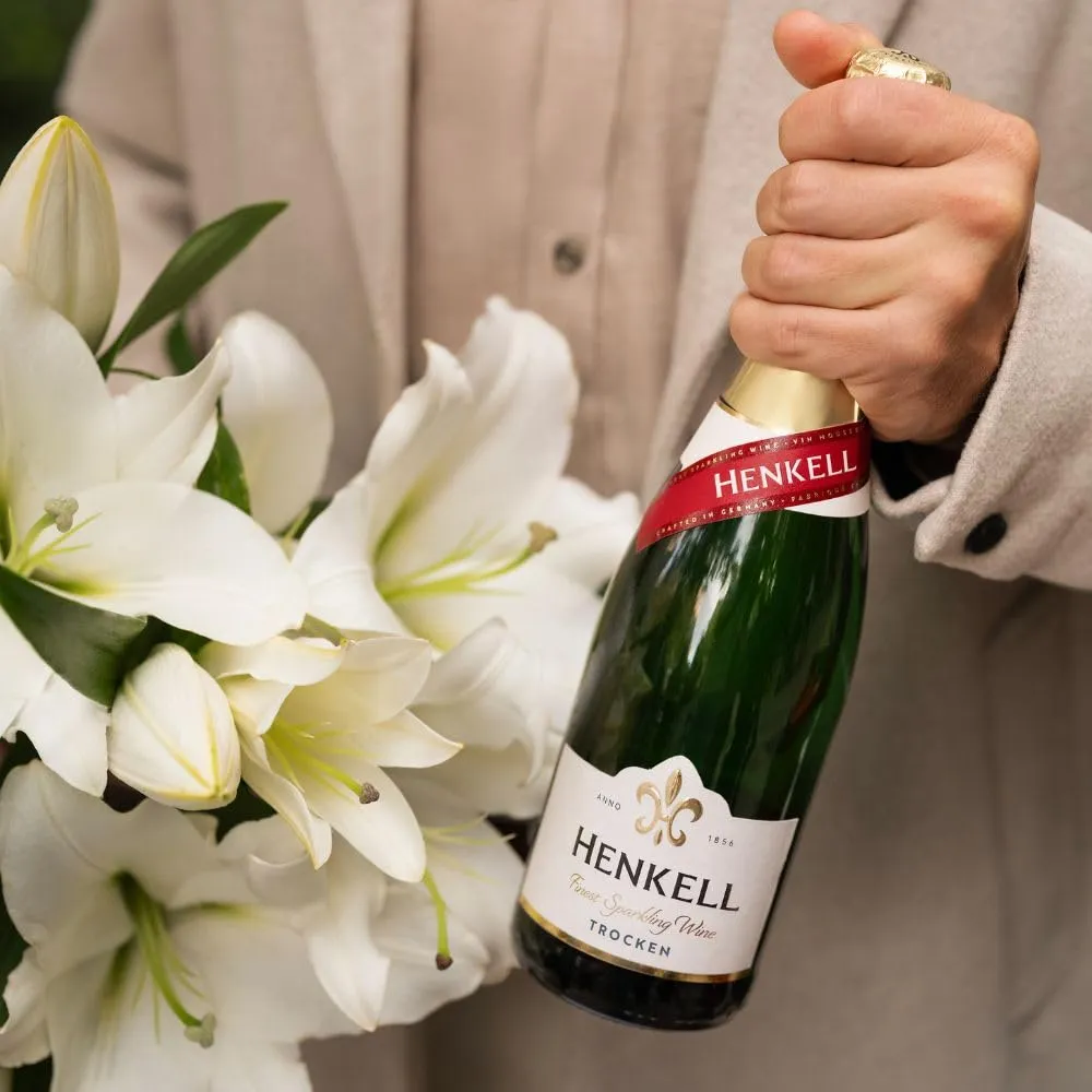 Henkell Trocken Sekt 6 x 0,75 l Chardonnay-Cuvée fruchtig