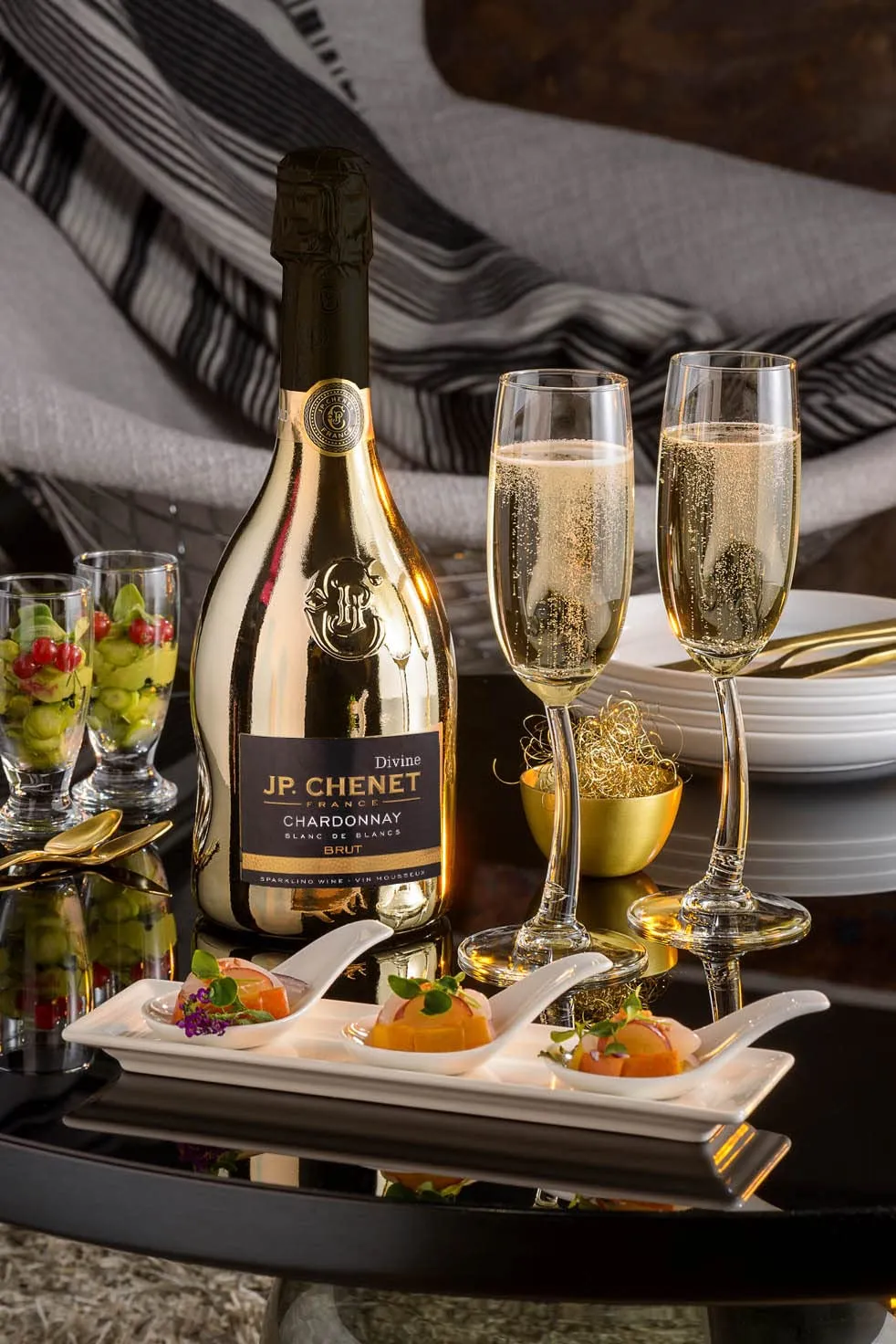J.P. Chenet Divine Black Chardonnay Sekt 0,75 l brut