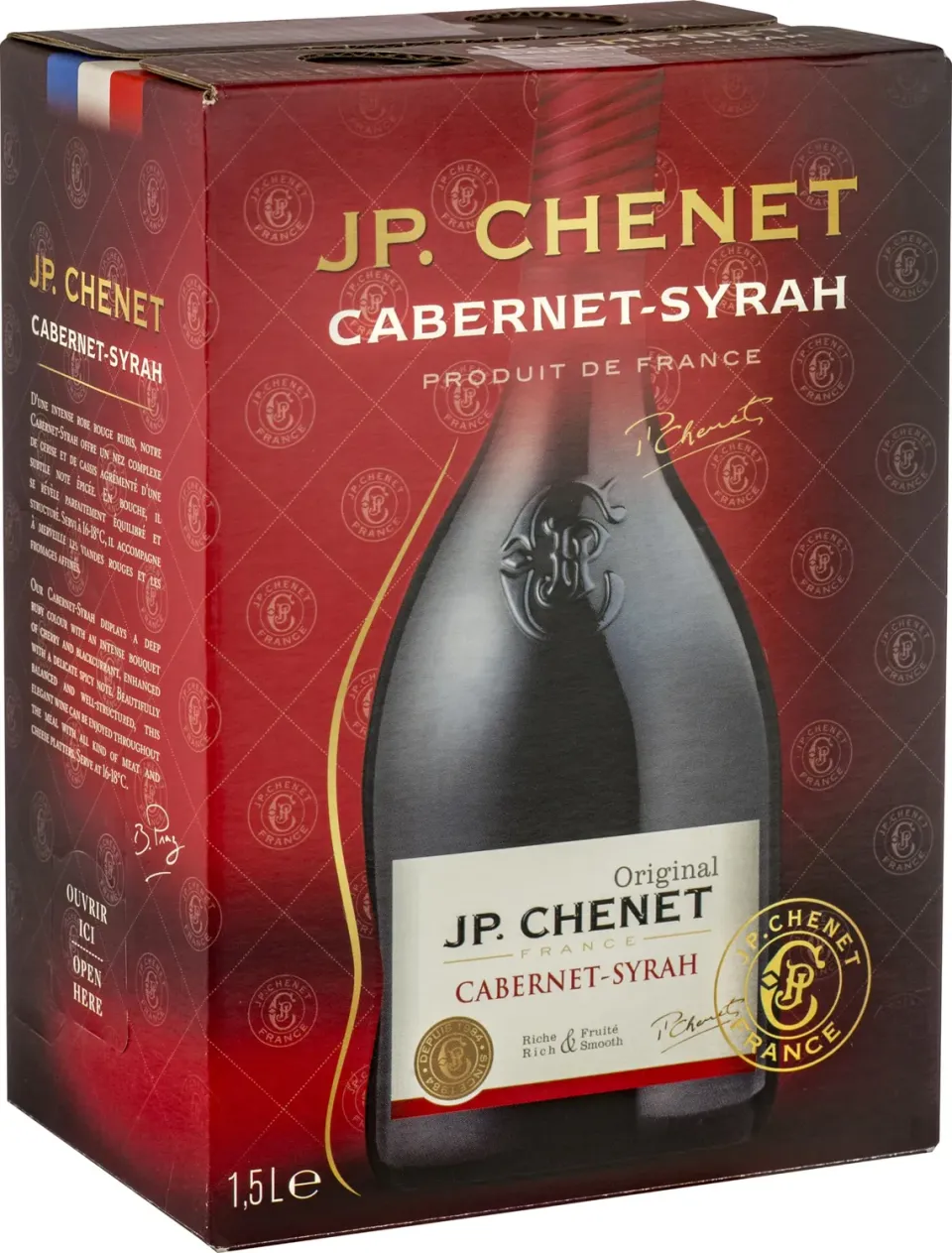 J.P. Chenet Original Cabernet Syrah Rotwein 1,5 l kräftig