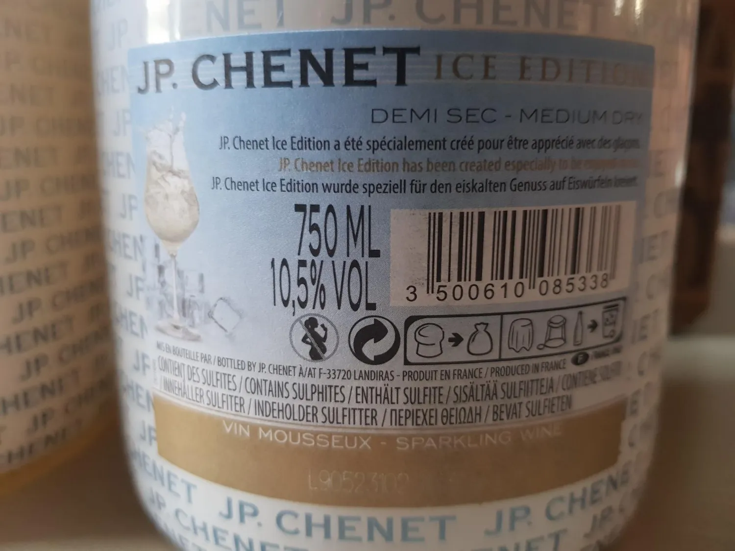 J.P. Chenet Ice Edition Weiß Sekt 6x0,75 l halbtrocken