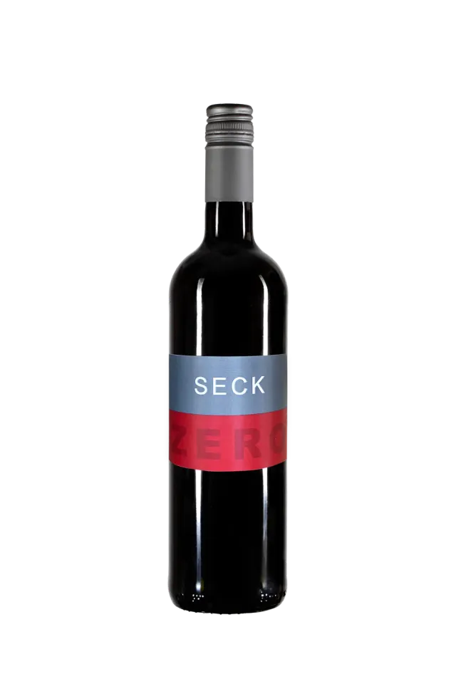 Weingut Seck ZERO Rot alkoholfreier Rotwein Flasche wenig Süße