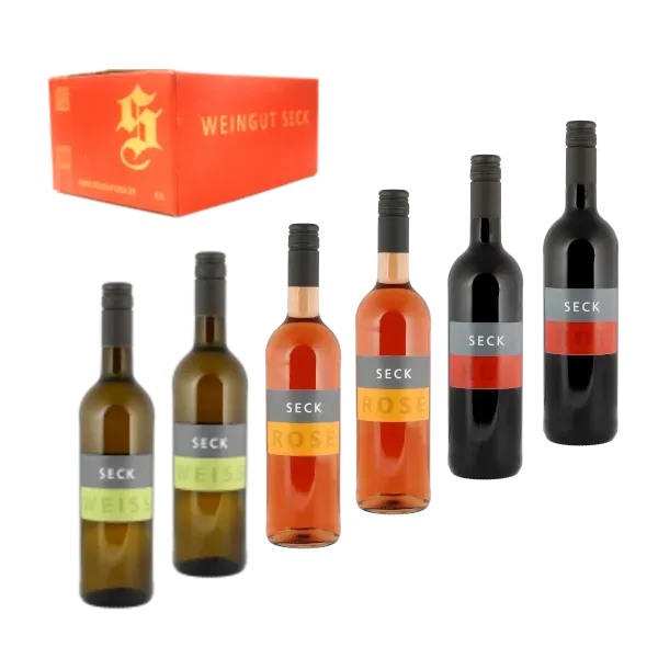 Weingut Seck Seck 3 Probepaket 6 Flaschen feinherb