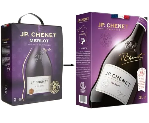 J.P. Chenet Original Merlot Rotwein 1x3L Bag in Box fruchtig