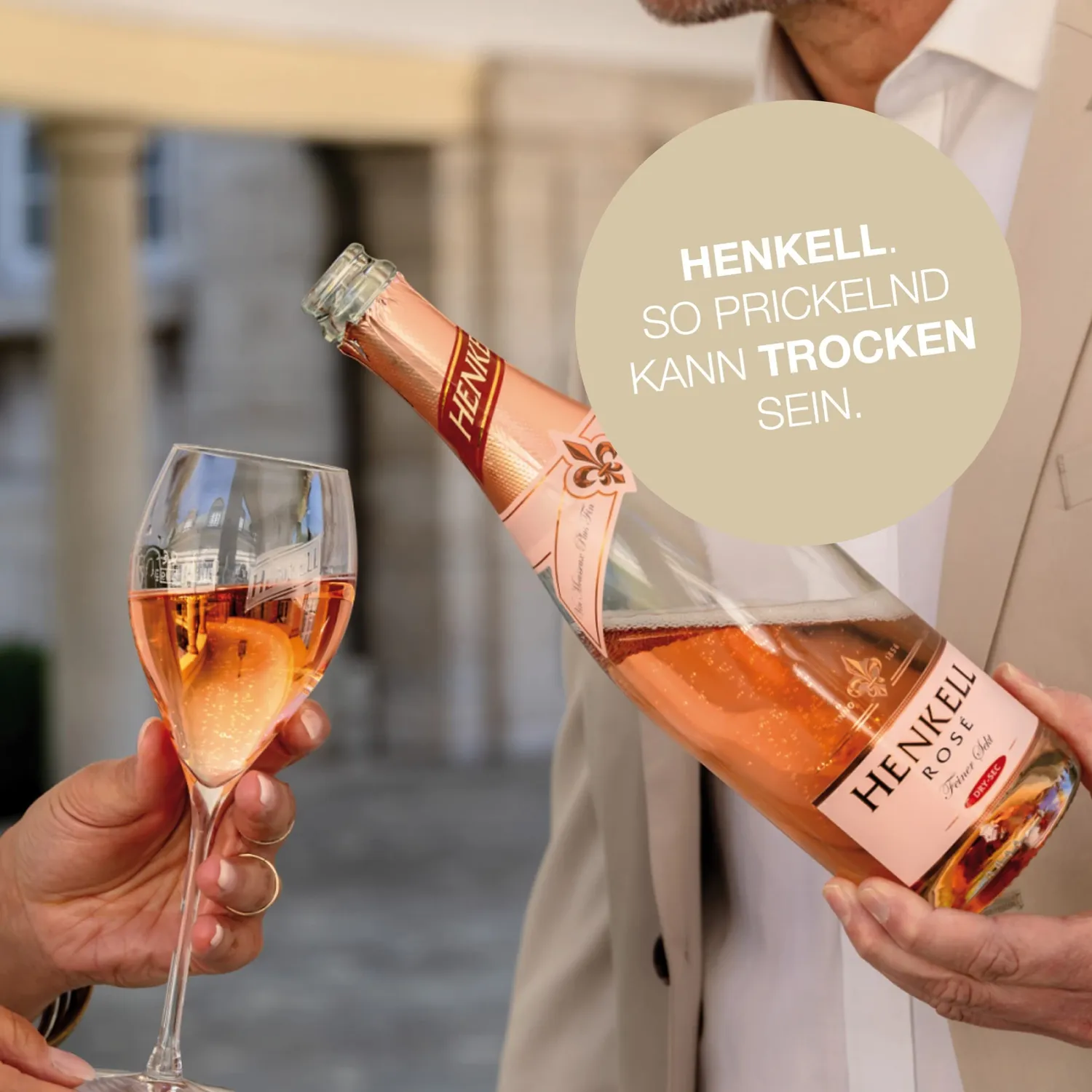 Henkell Rosé Trocken Sekt 0,75 l vegan beerig