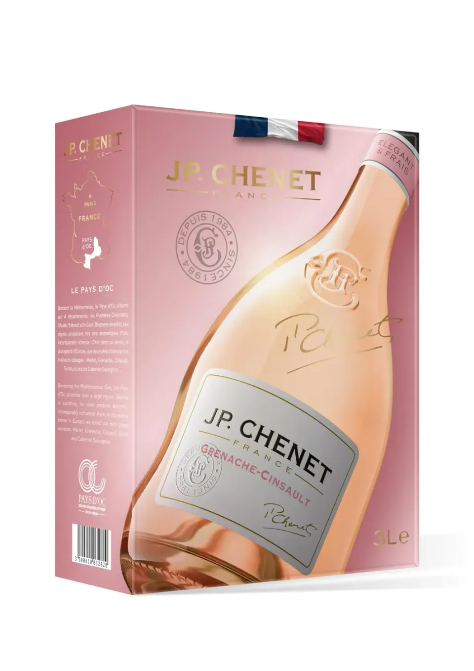 J.P. Chenet Original Grenache Cinsault Rosé 1x3L Box