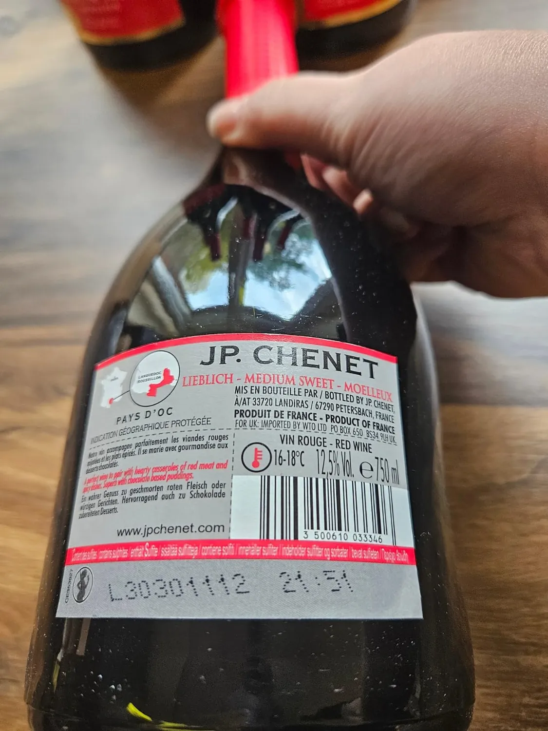 J.P. Chenet Delicious Rotwein 6x0,75 L halbsüß