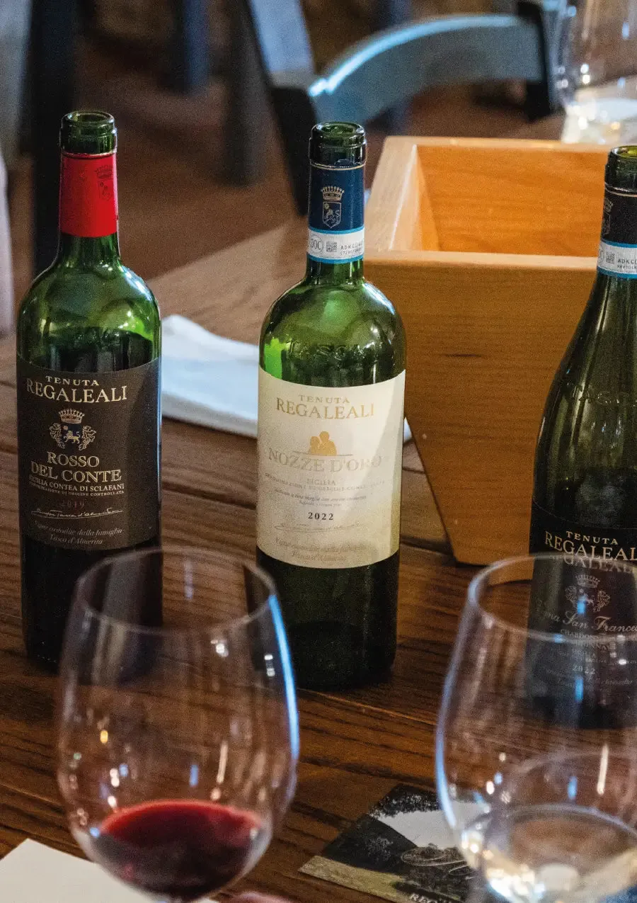 Tasca d'Almerita Regaleali Le Grandi Vigne Weinverkostung 4 Weine