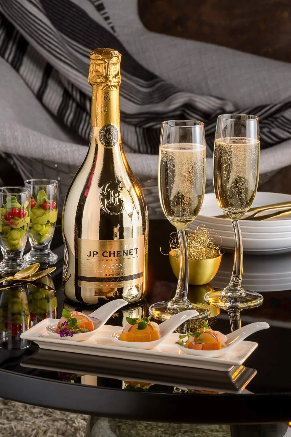 J.P. Chenet Divine Gold Muscat Sekt 0,75 l halbtrocken
