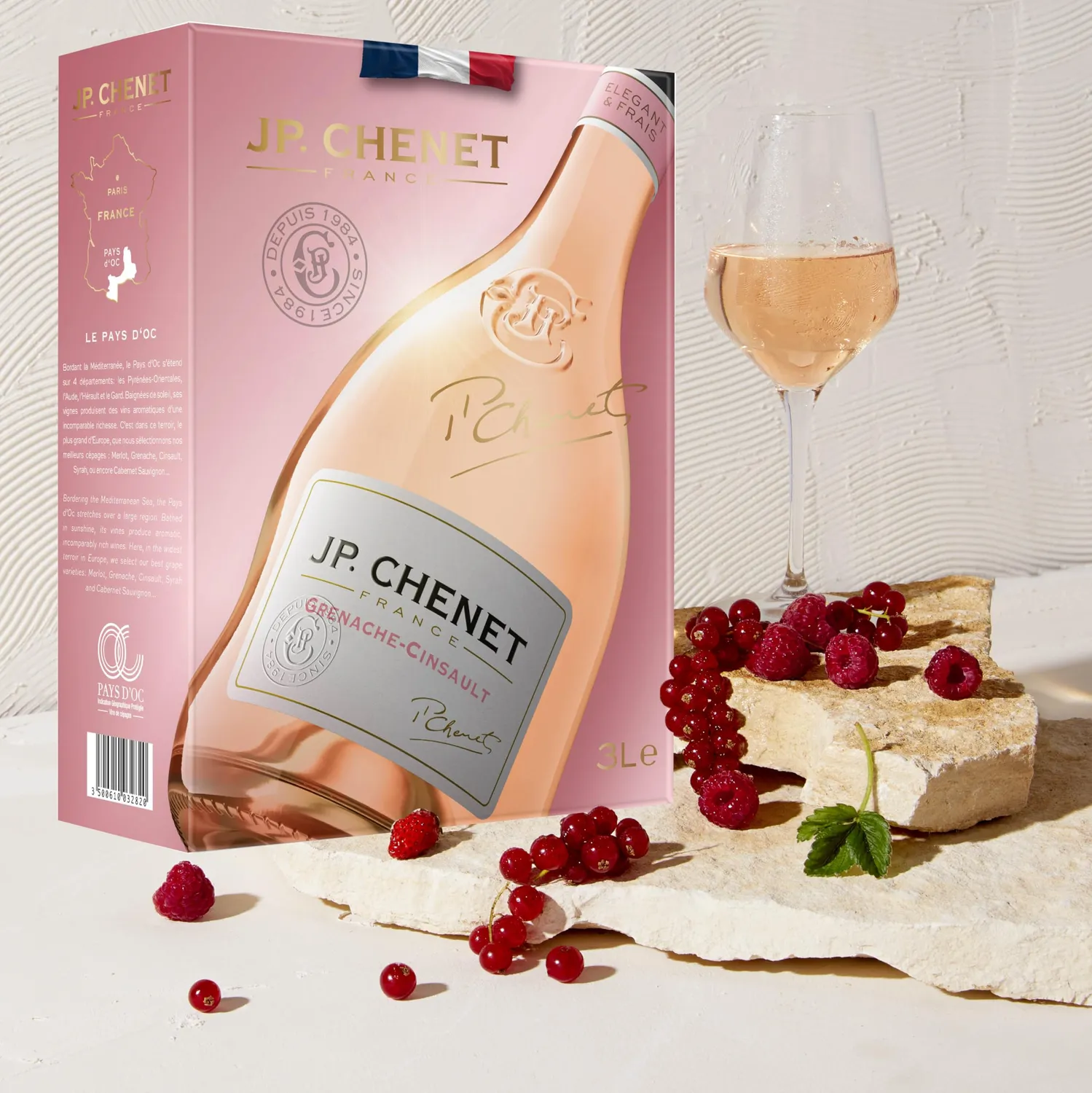 J.P. Chenet Original Grenache Cinsault Rosé 1x3L Box