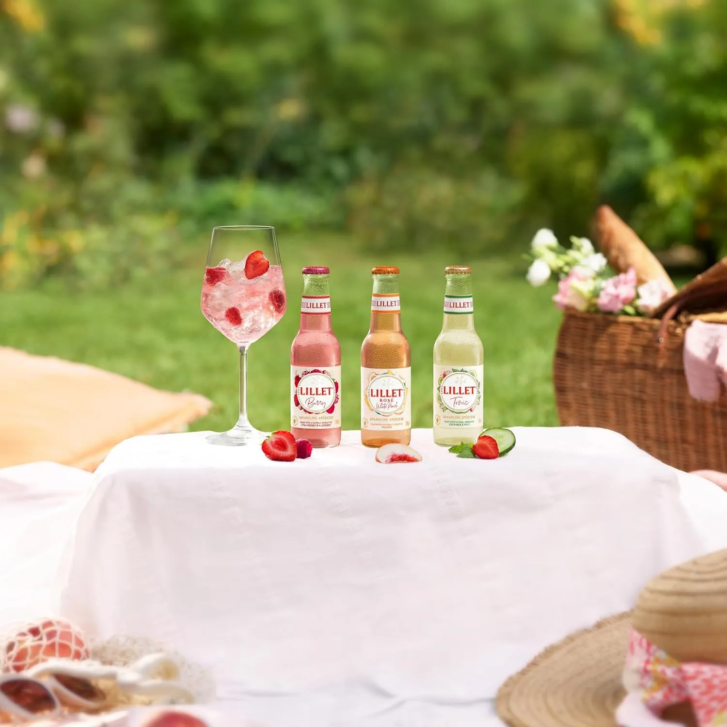 Lillet Berry Aperitif Ready to Drink 3x0,2L Erdbeere