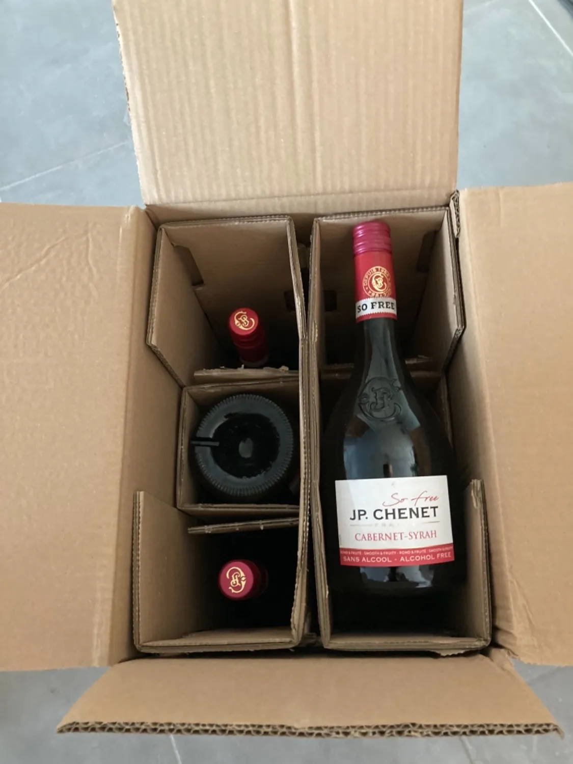 J.P. Chenet Free Cabernet Syrah Rotwein alkoholfrei 6x0,75L